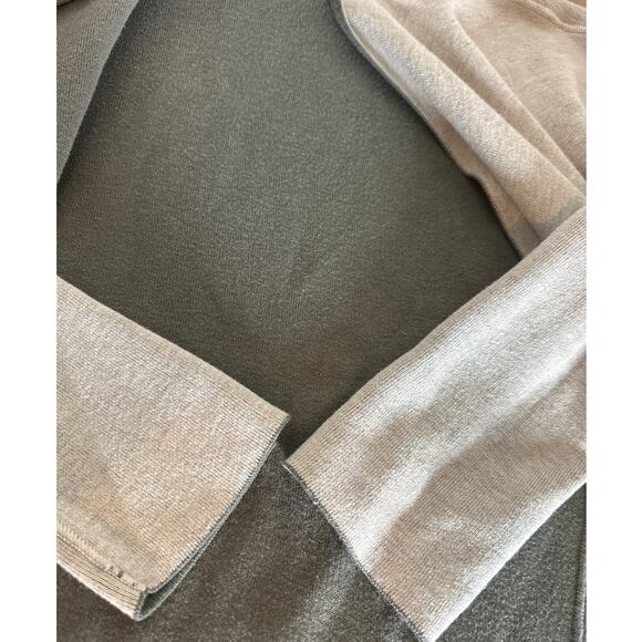 J. Jill Reversible Open Cardigan Sweater Drape Style Size XS Oversized Casual - Picture 11 of 11